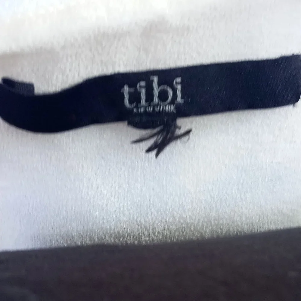 Tibi New York White Sheer Tank Sz L flowy Summer Festival Boho Strappy Cami - Picture 5 of 6